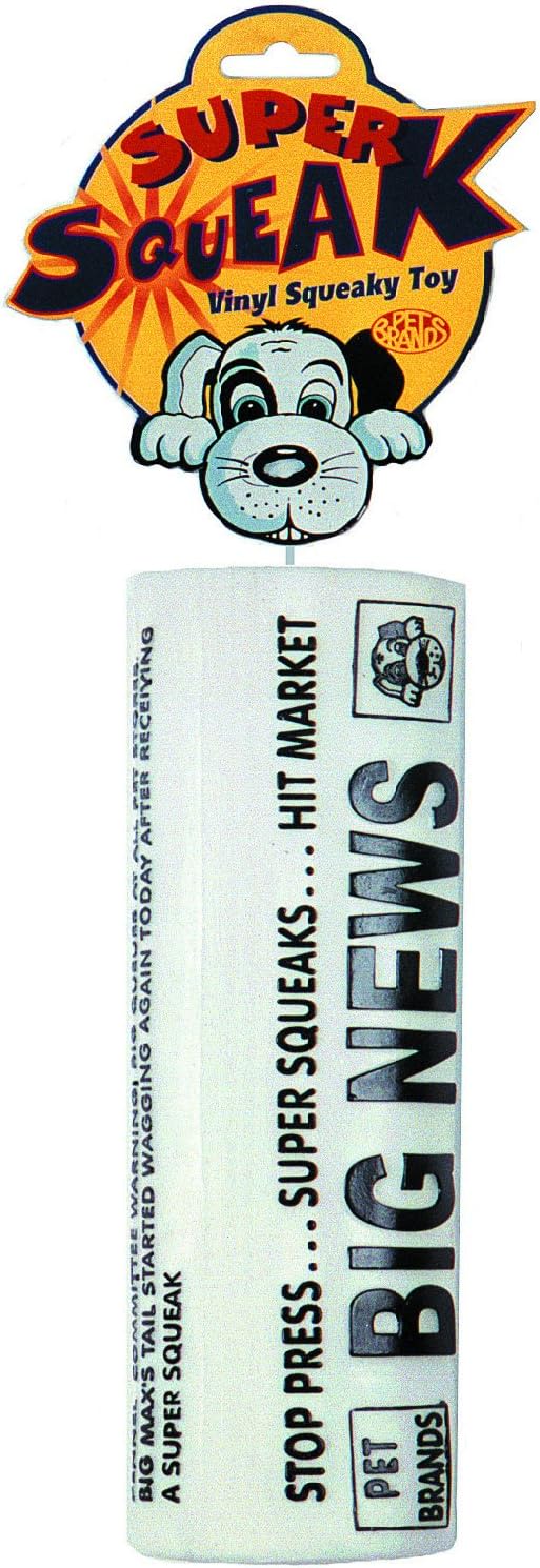 Pet Brands Super Squeak's Really Big News Dog Toy