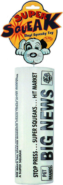 Pet Brands Super Squeak's Really Big News Dog Toy