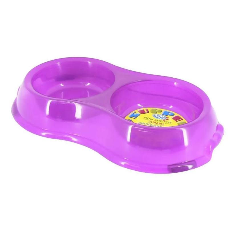 Pet Brands Supper Twin Dog Bowls