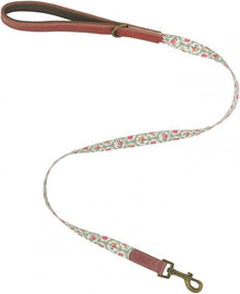 Cath Kidston Provence Rose Soft-touch Leather Dog Lead W/printed Inner