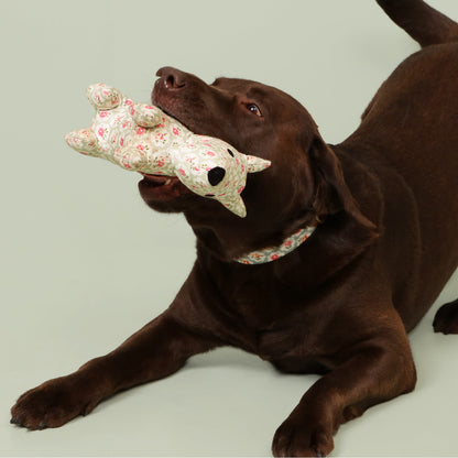 Cath Kidston Provence Rose Tough Cotton Canvas Stanley Plush Dog Toy