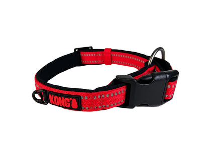 KONG Adjustable Red Dog Collar