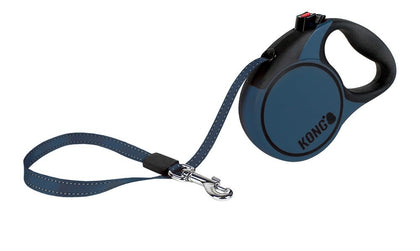 KONG Terrain Retractable Blue Dog Lead
