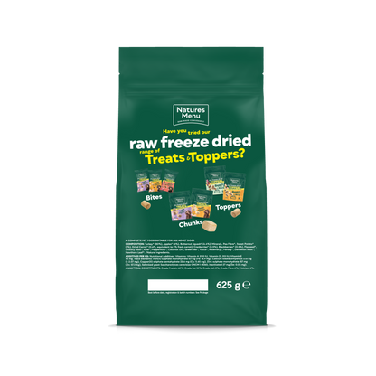 Natures Menu Raw Freeze Dried Complete and Balanced Adult Turkey Dry Dog Food