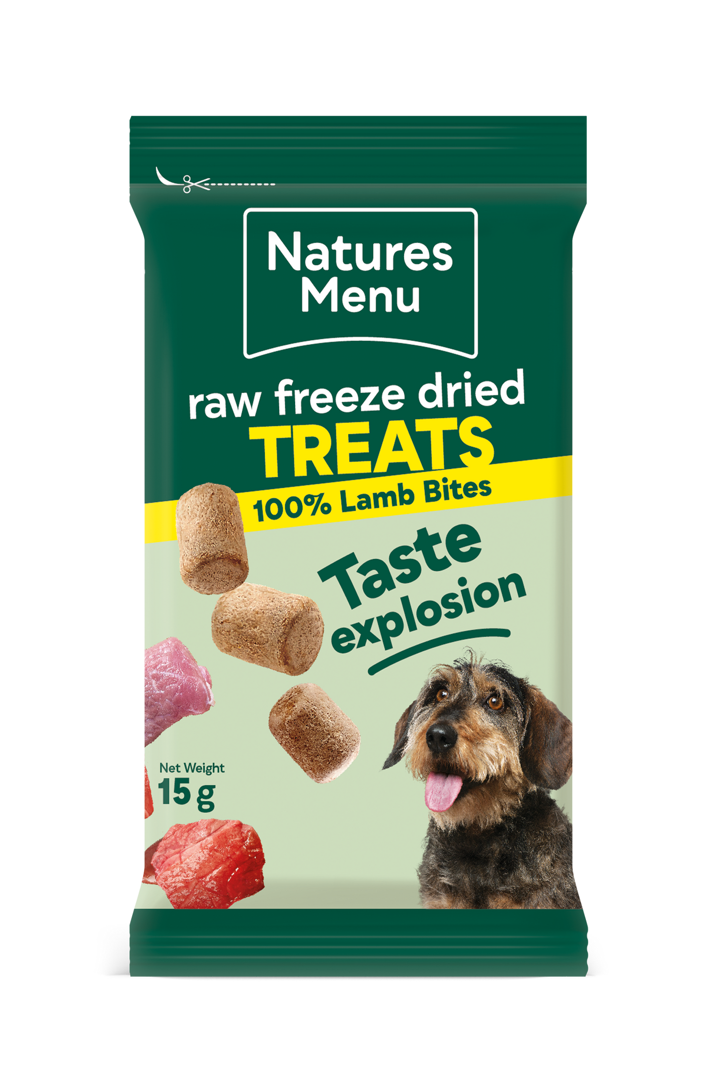 Natures Menu Raw Freeze Dried Lamb Bites Dog Treats