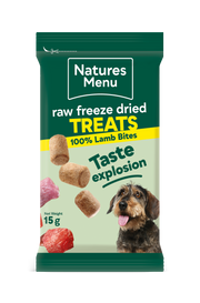 Natures Menu Raw Freeze Dried Lamb Bites Dog Treats