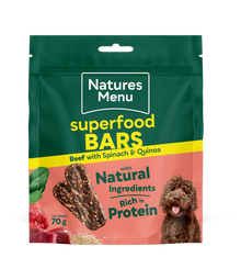 Natures Menu Country Hunter Superfood Bars - Beef Adult Dog Treats