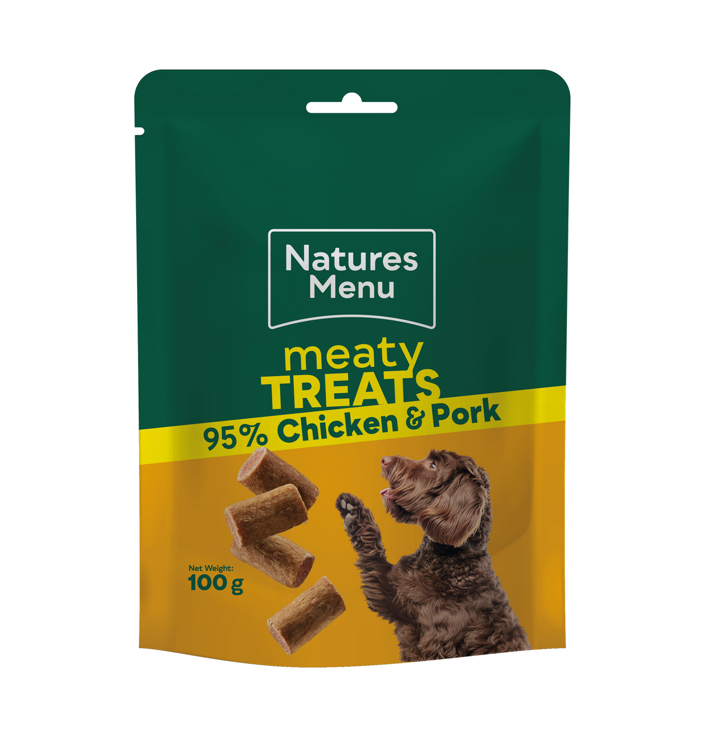Natures Menu Meaty Treats with Chicken & Pork for Adult Dogs