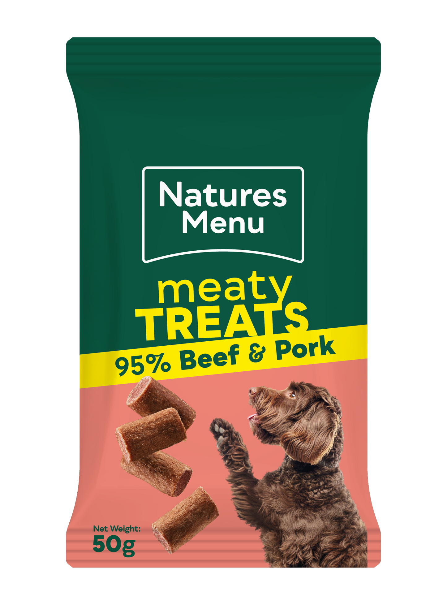 Natures Menu Meaty Treats with Beef & Pork for Adult Dogs