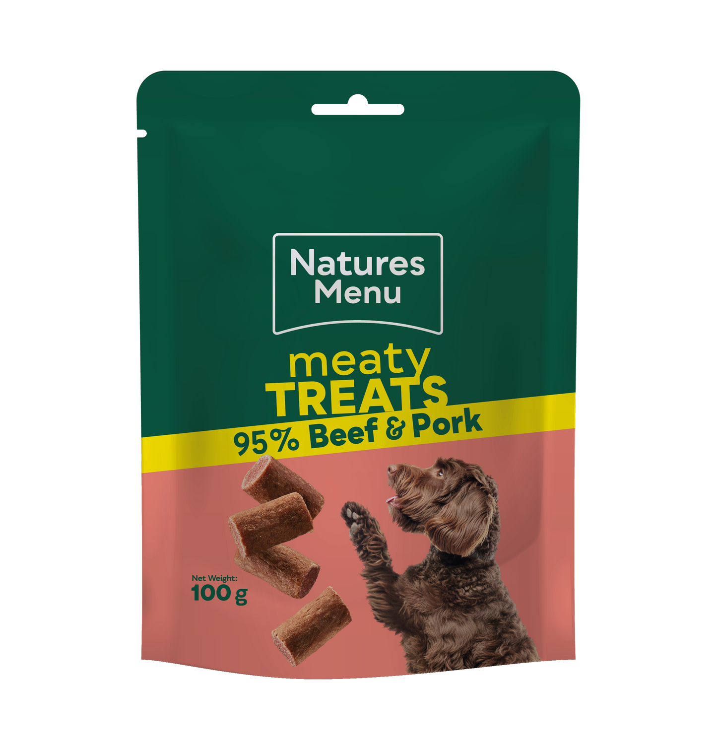 Natures Menu Meaty Treats with Beef & Pork for Adult Dogs