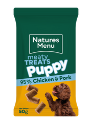 Natures Menu Meaty Treats with Chicken & Pork for Puppy Dogs