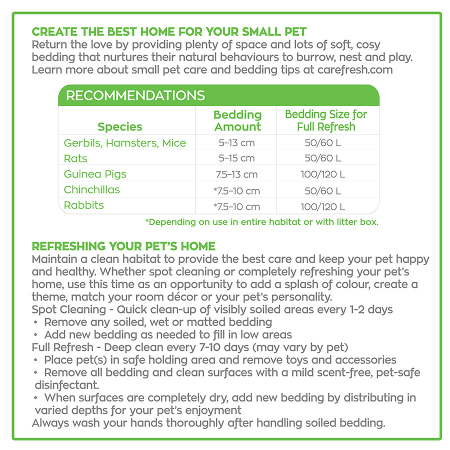 Carefresh Natural Small Animal Bedding