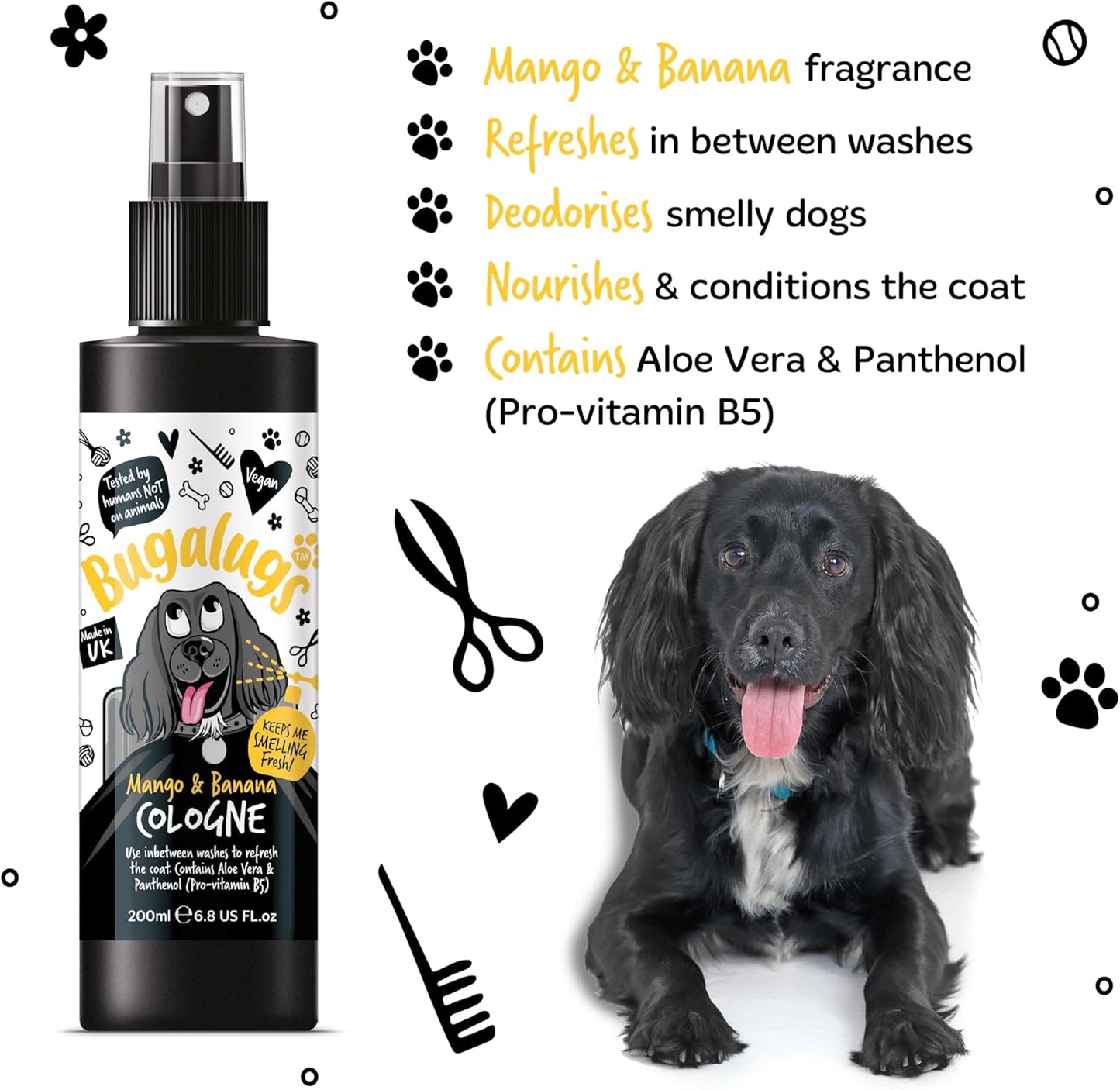 Bugalugs Mango & Banana Dog Cologne