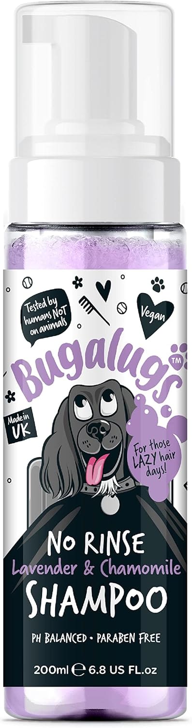 Bugalugs No Rinse Dog Shampoo - Lavender & Chamomile