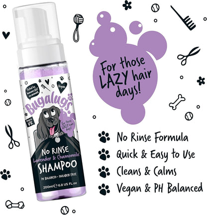 Bugalugs No Rinse Dog Shampoo - Lavender & Chamomile