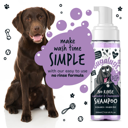 Bugalugs No Rinse Dog Shampoo - Lavender & Chamomile