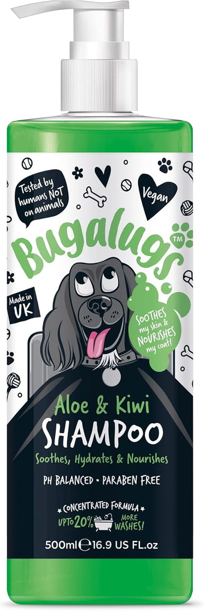 Bugalugs Soothing Aloe & Kiwi Dog Shampoo