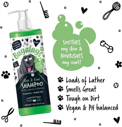 Bugalugs Soothing Aloe & Kiwi Dog Shampoo