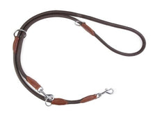 Ancol Heritage Vintage Leather Training Dog Lead Deluxe Round - Brown