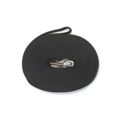 Ancol Nylon Outdoor Training Line Dog Lead - Black