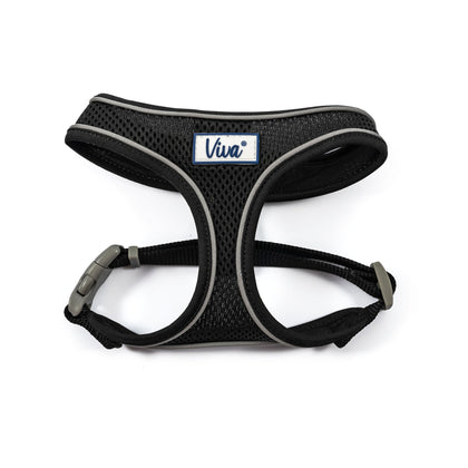 Ancol Viva Nylon Comfort Mesh Dog Harness - Black