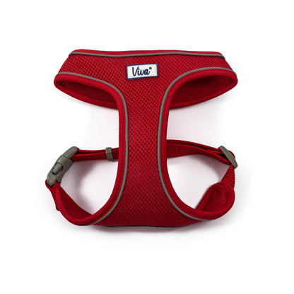 Ancol Viva Nylon Comfort Mesh Dog Harness - Red