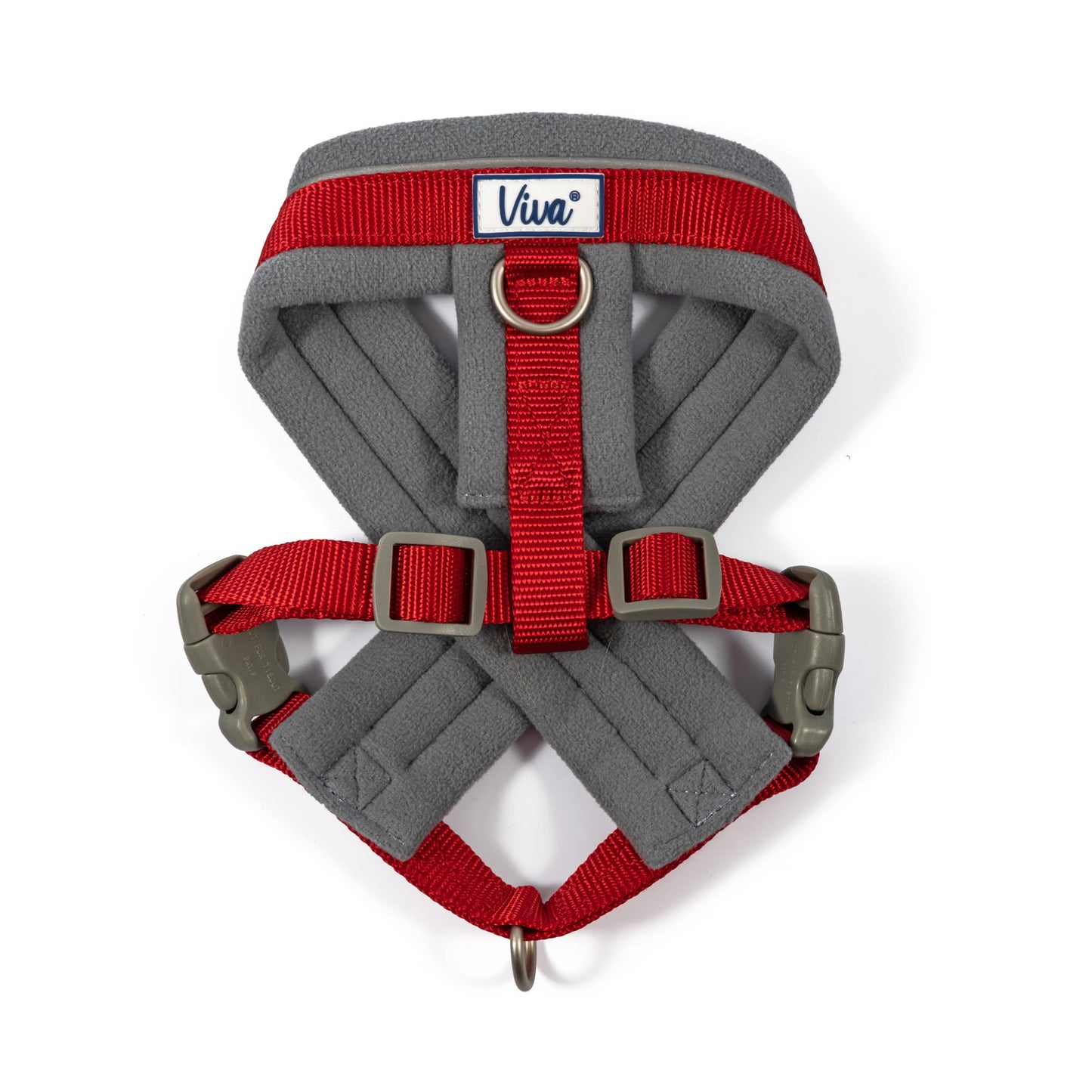 Ancol Viva Nylon Padded Dog Harness - Red