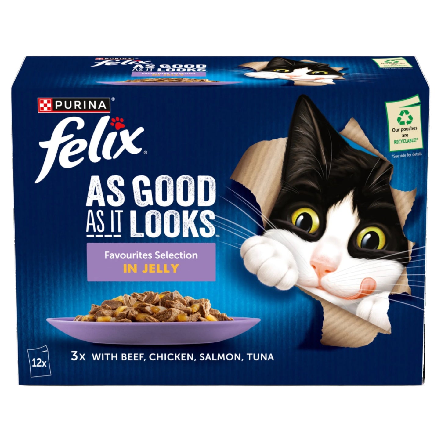 Felix As Good As it Looks Favourites Selection in Jelly Wet Cat Food