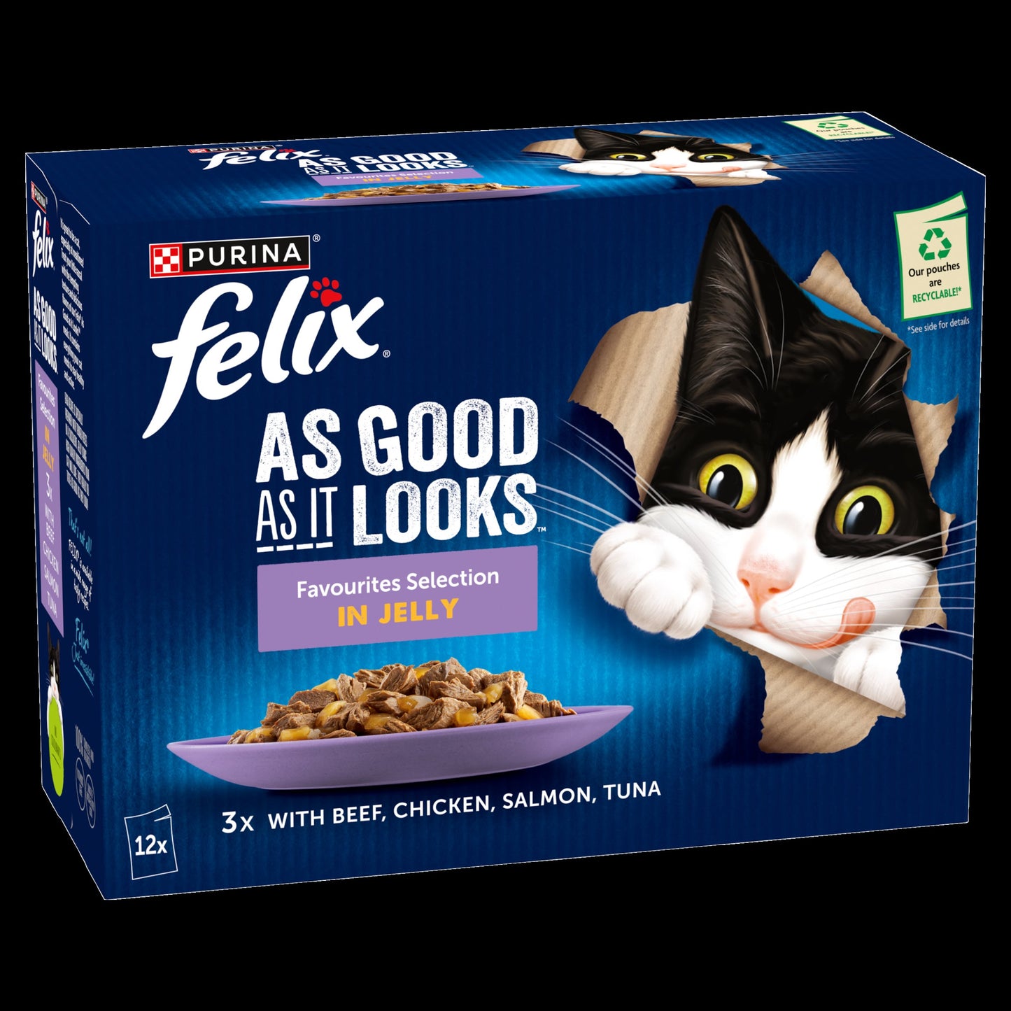 Felix As Good As it Looks Favourites Selection in Jelly Wet Cat Food