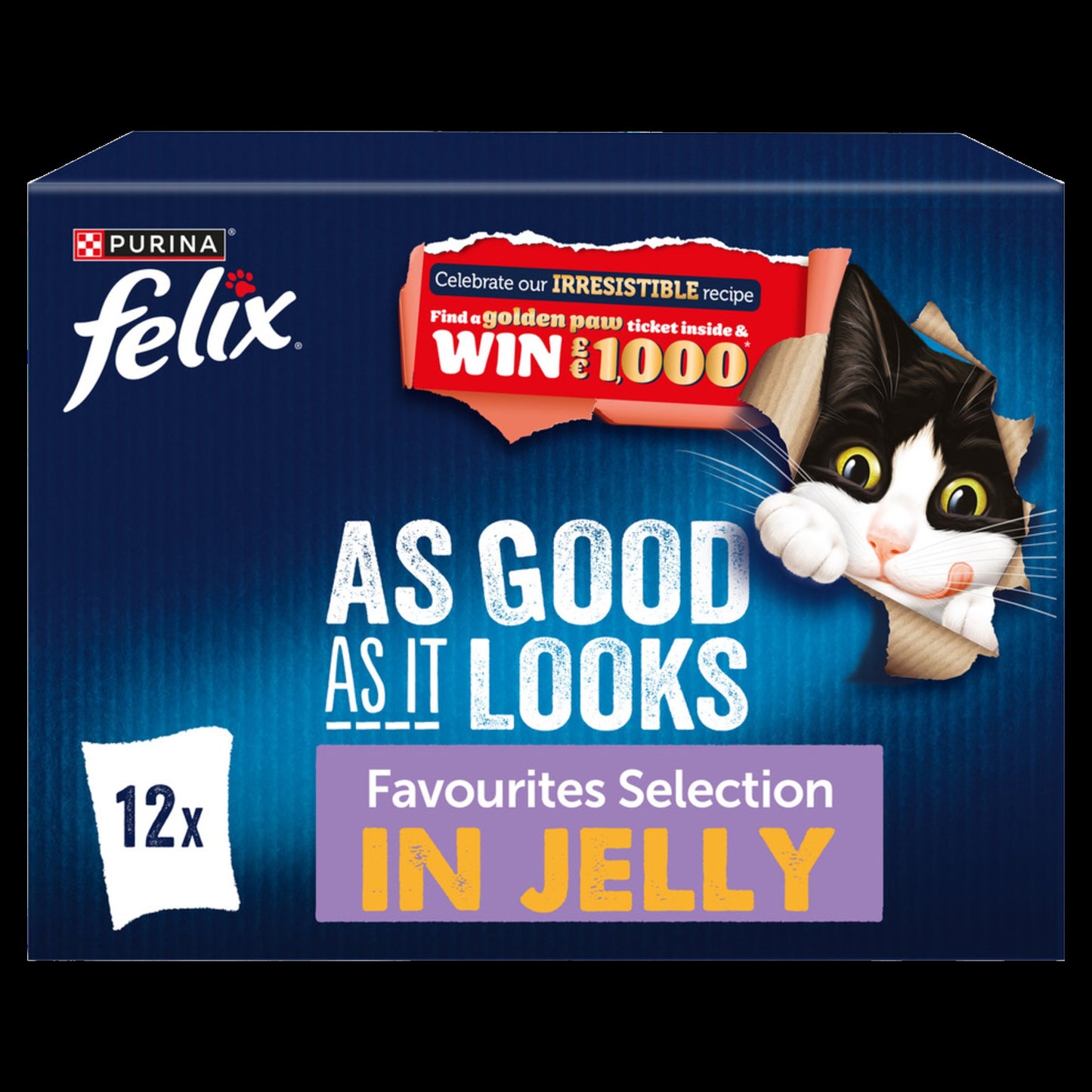 Felix As Good As it Looks Favourites Selection in Jelly Wet Cat Food
