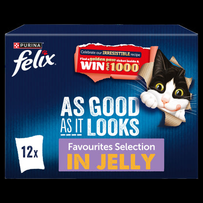 Felix As Good As it Looks Favourites Selection in Jelly Wet Cat Food