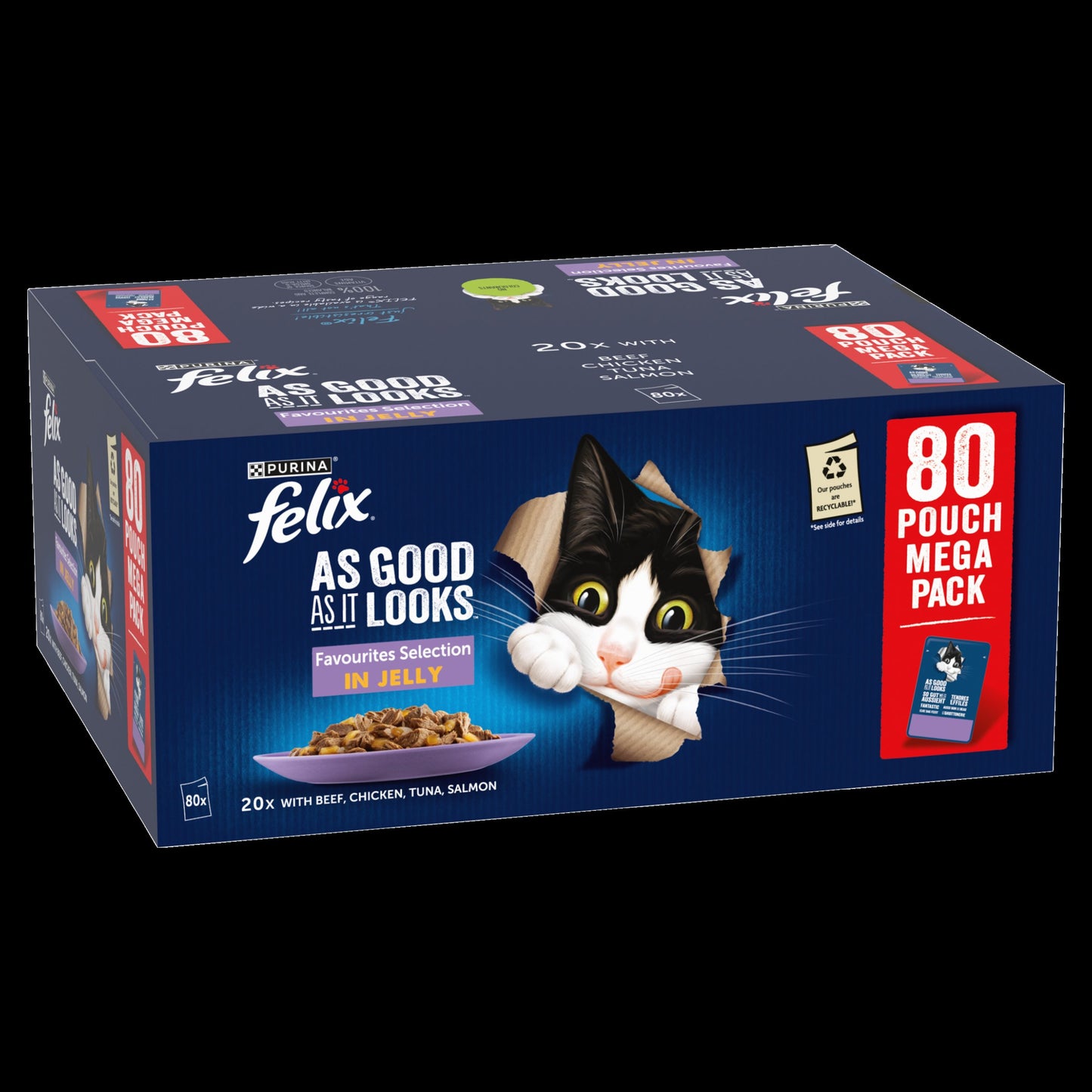 Felix As Good As it Looks Favourites Selection in Jelly Wet Cat Food