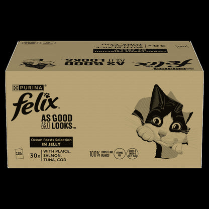 Felix As Good As it Looks Ocean Feasts Wet Cat Food