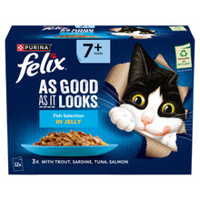 Felix As Good As it Looks Senior 7+ Fish in Jelly Wet Cat Food