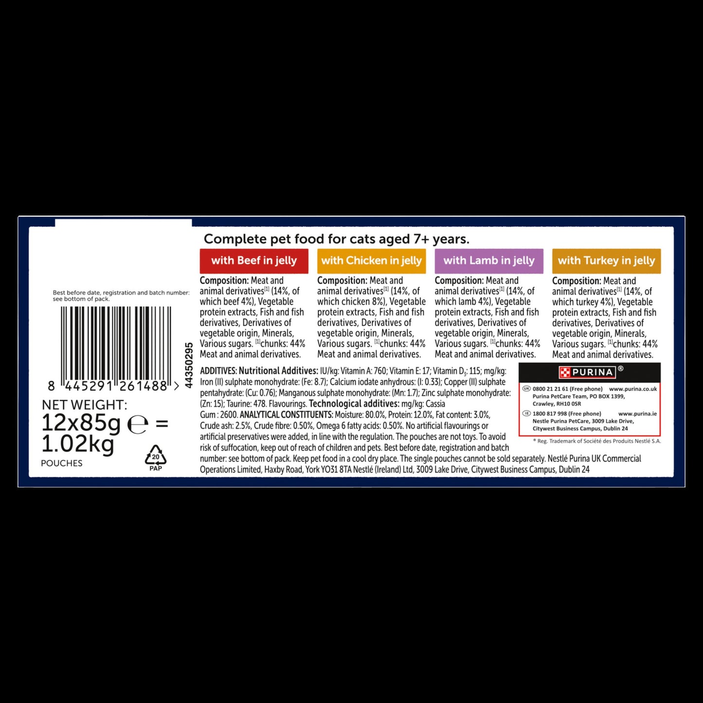 Felix As Good As it Looks Senior 7+ Meat in Jelly Wet Cat Food