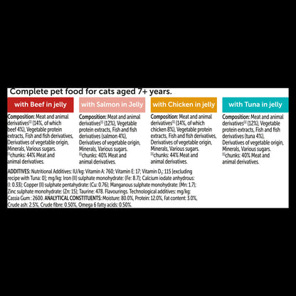 Felix As Good As it Looks Senior 7+ Mixed in Jelly Wet Cat Food