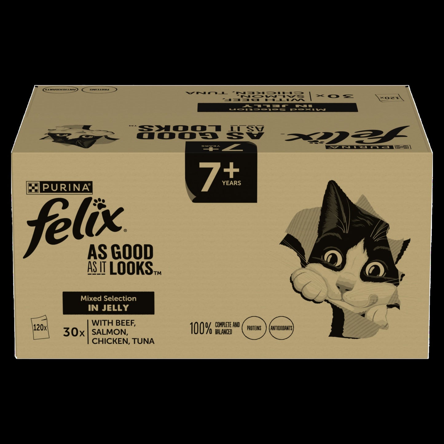 Felix As Good As it Looks Senior 7+ Mixed in Jelly Wet Cat Food