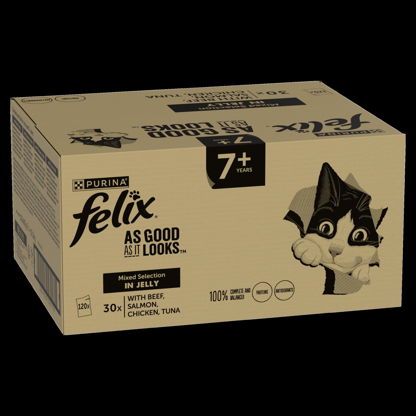 Felix As Good As it Looks Senior 7+ Mixed in Jelly Wet Cat Food