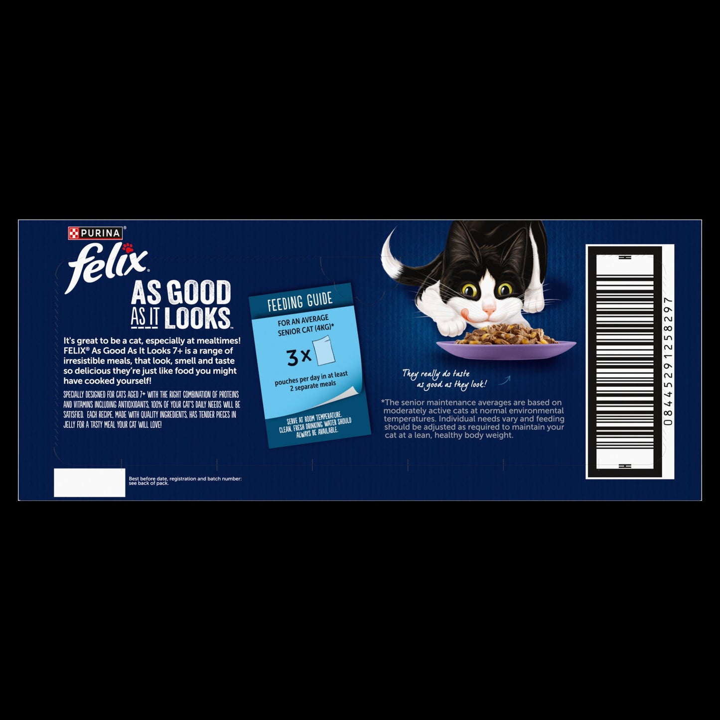 Felix As Good As it Looks Senior 7+ Mixed in Jelly Wet Cat Food