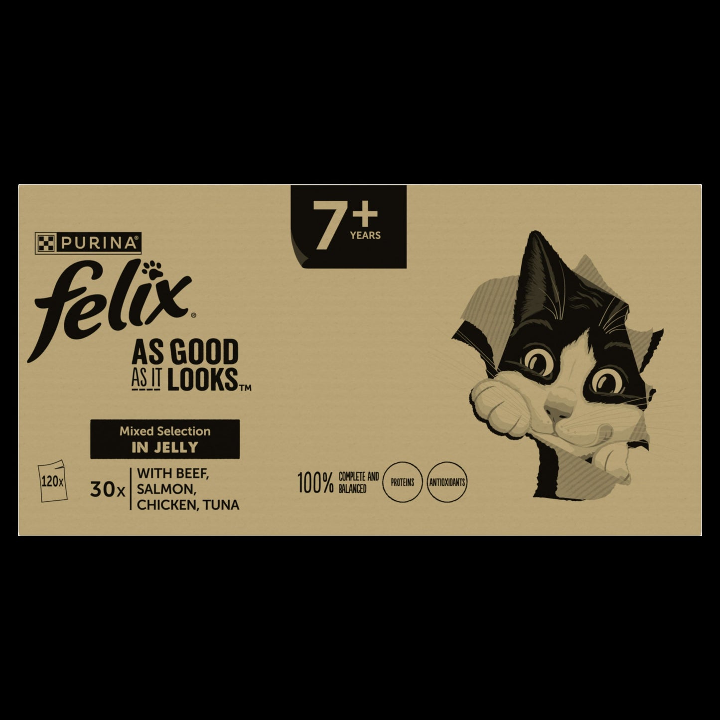 Felix As Good As it Looks Senior 7+ Mixed in Jelly Wet Cat Food