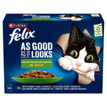 Felix As Good As it Looks Vegetable in Jelly Wet Cat Food
