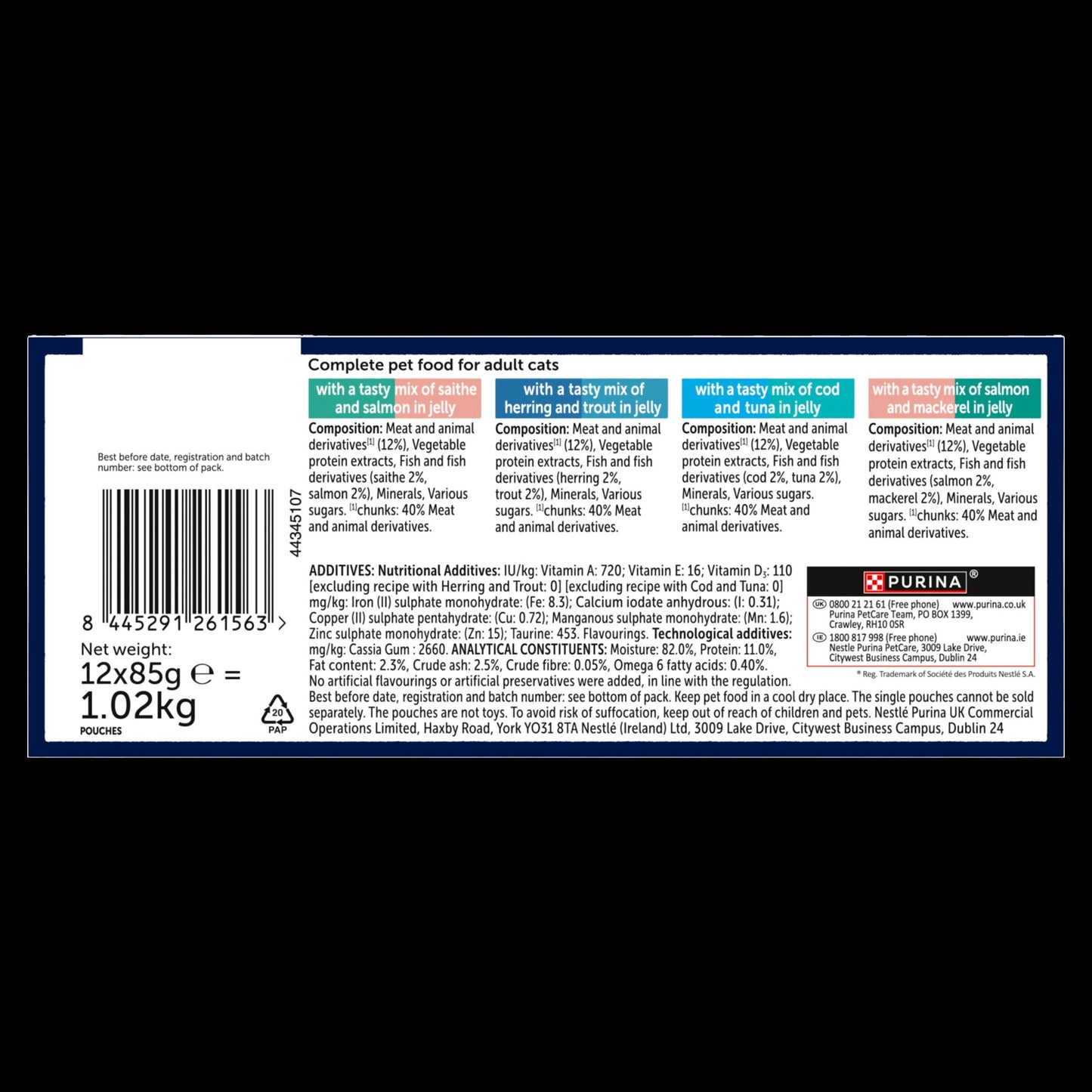 Felix Doubly Delicious Ocean Recipes in Jelly Wet Cat Food