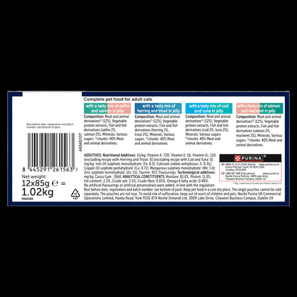 Felix Doubly Delicious Ocean Recipes in Jelly Wet Cat Food