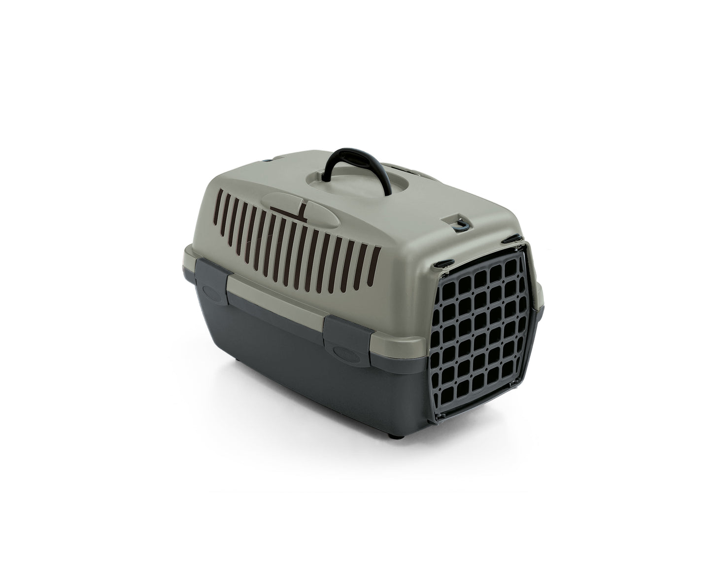 Stefanplast Gulliver 1 Pet Carrier with Plastic Door - Grey