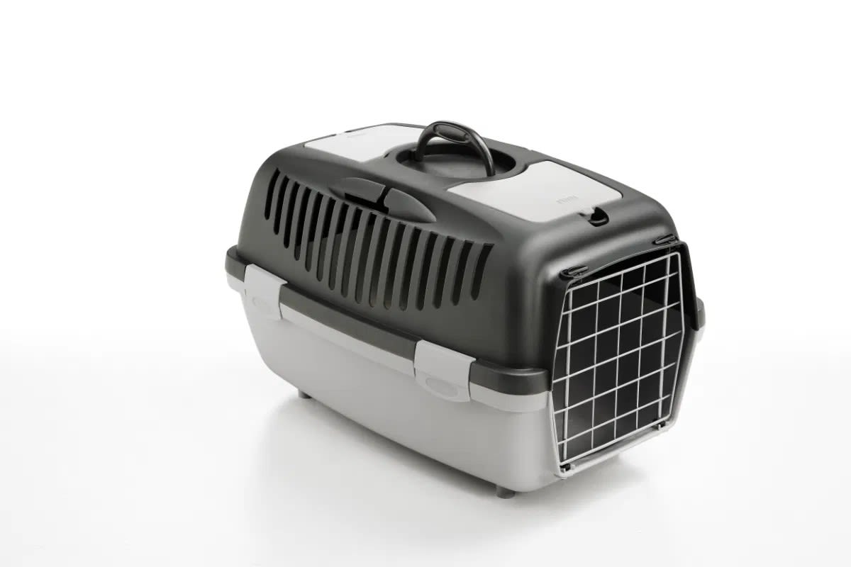 Stefanplast Gulliver 2 Pet Carrier with Metal Door - Grey