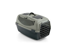 Stefanplast Gulliver 2 Pet Carrier with Plastic Door - Grey