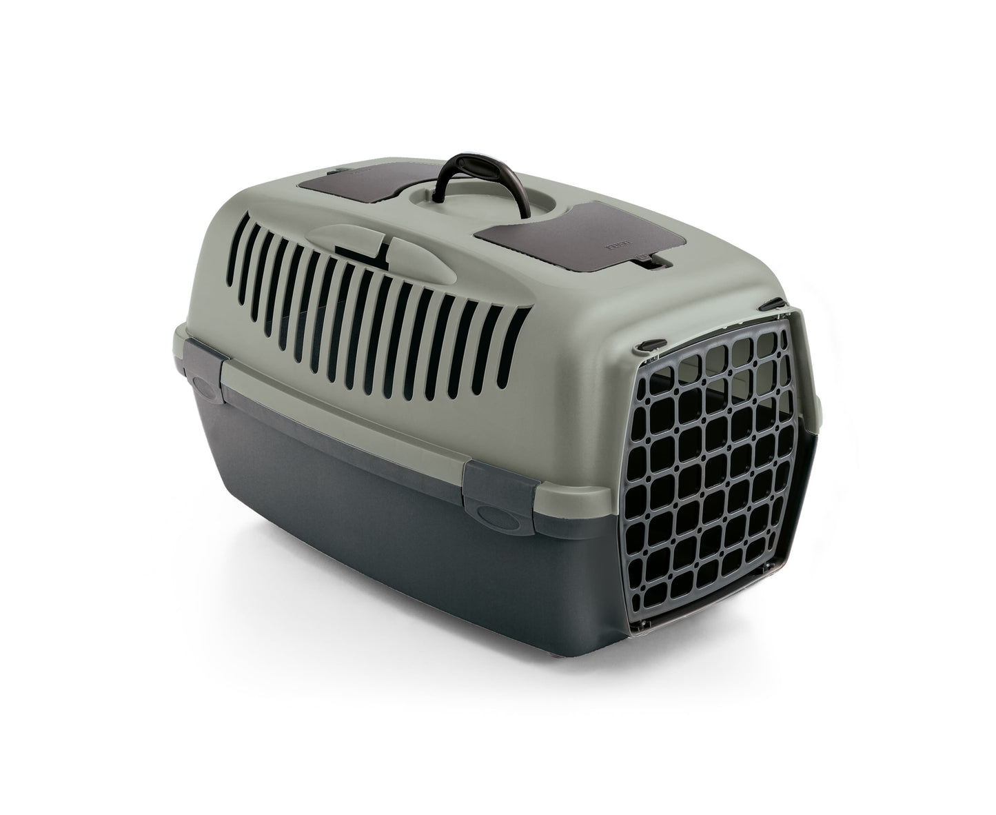 Stefanplast Gulliver 3 Pet Carrier with Plastic Door - Grey