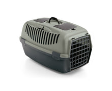 Stefanplast Gulliver 3 Pet Carrier with Plastic Door - Grey