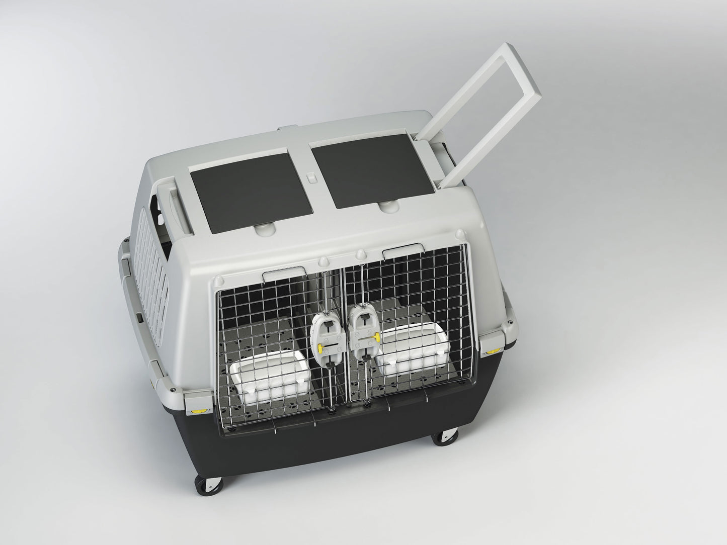 Stefanplast Gulliver Touring Pet Carrier - Black/Grey