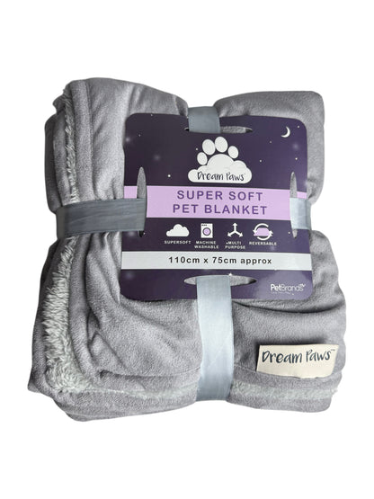 Dream Paws Pet Blanket - Flint Grey
